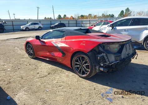 2023 Chevrolet Corvette Stingray Rwd 2Lt z USA, uszkodzony, nr VIN 1G1YB3D43P5125768